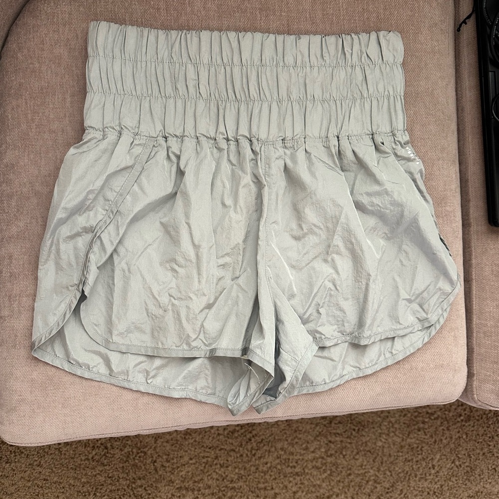 Free People Light Gray Athletic Shorts